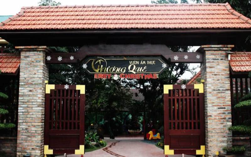 nhà hàng sân vườn đẹp ở Hà Nội-Hương Quê (1)