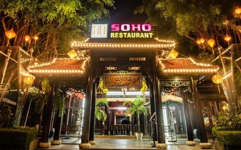 nhà hàng sân vườn đẹp ở Hà Nội-SOHO (1)