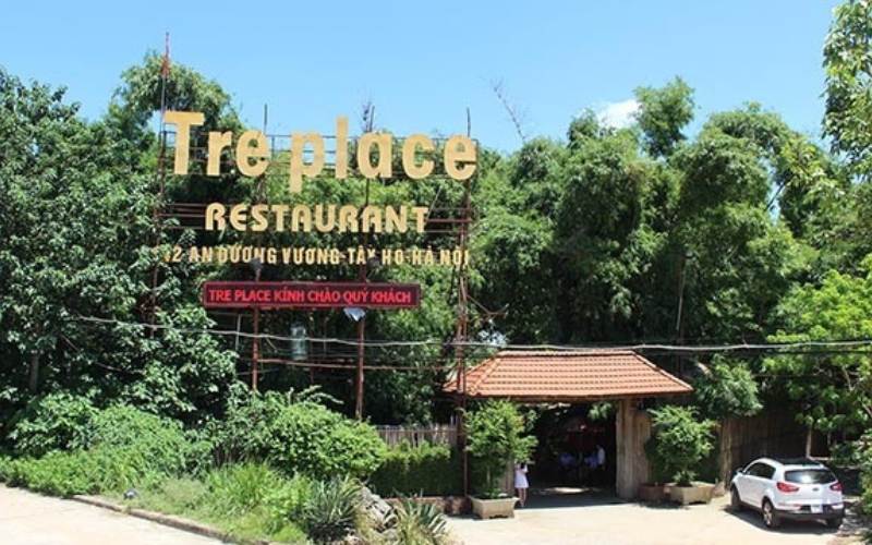 nhà hàng sân vườn đẹp ở Hà Nội-Tre Place (1)